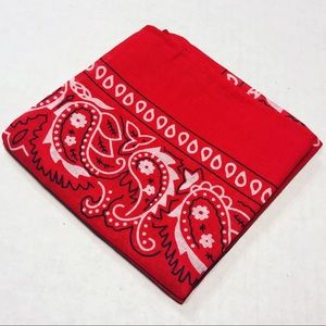 100% Cotton Red Bandana